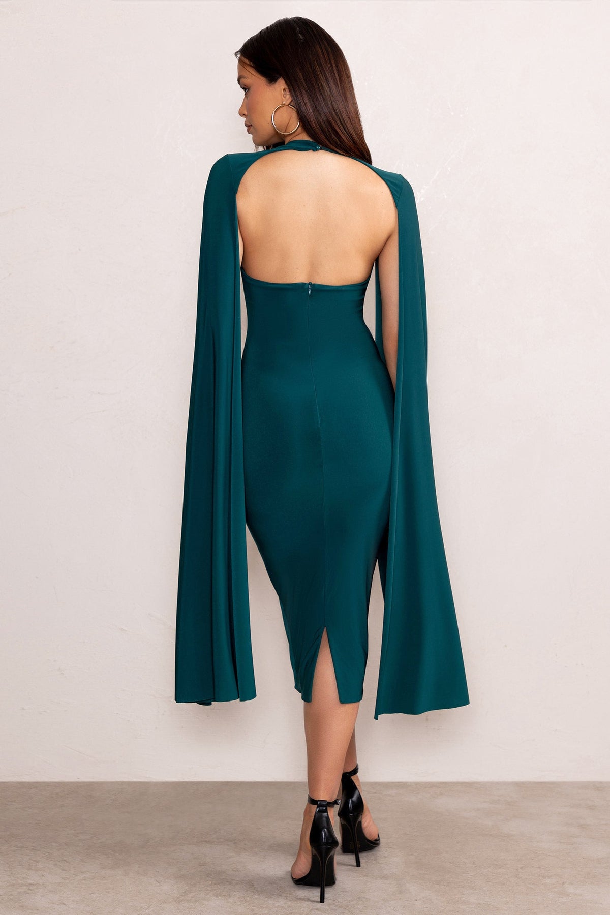 Long v 2025 neck dress