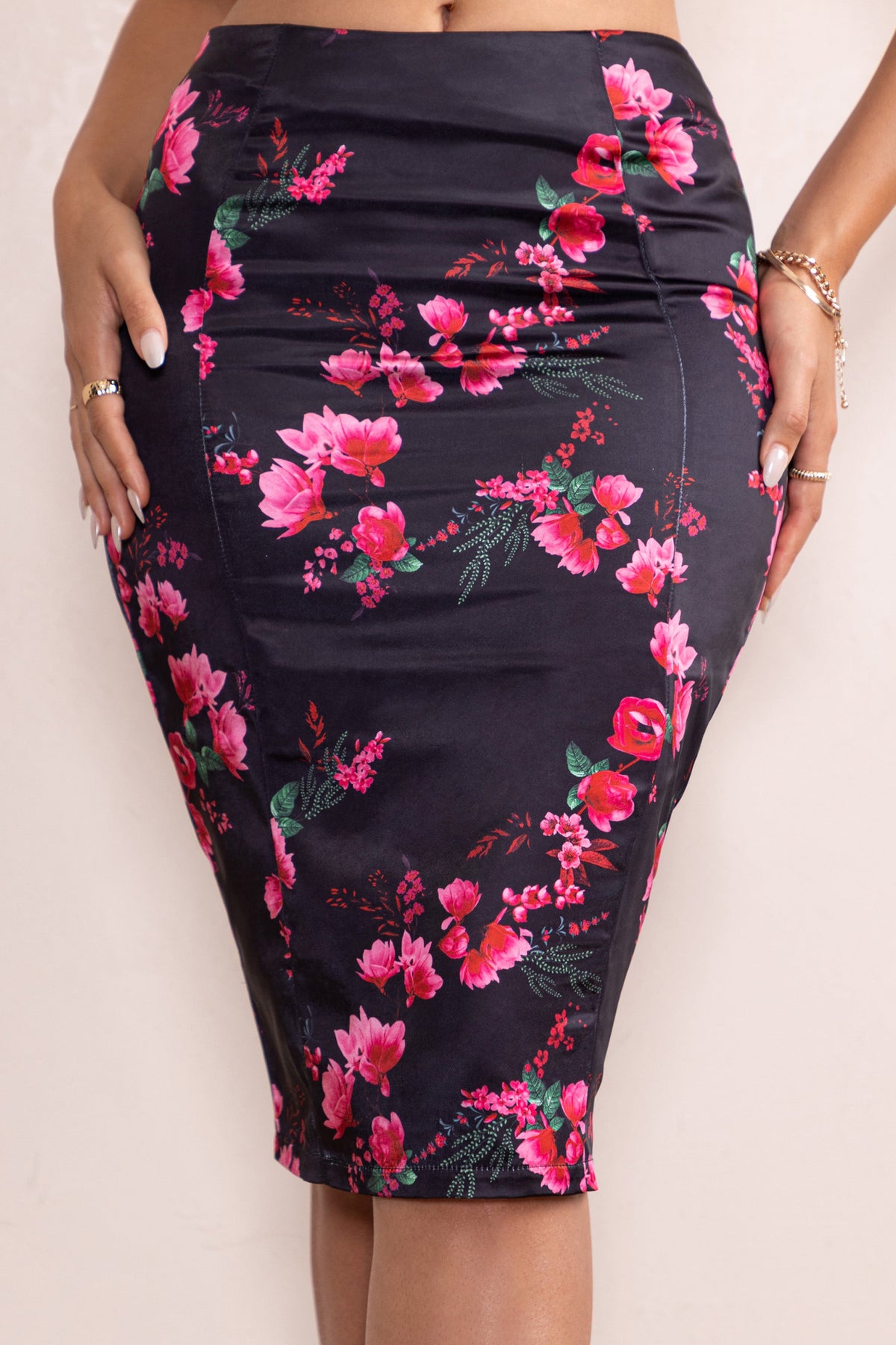 Midi pencil outlet skirt floral